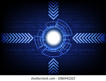 New modern technology abstract background. Modern technology style creation in the middle of abstract background image. present gift concept minimal technology background. Arrow new concept technology