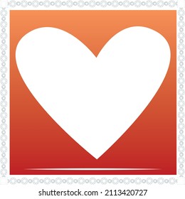 New modern valentine day invitation background