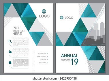 New modern vector triangle template