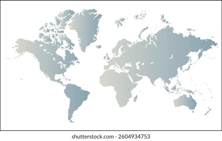 New modern world map, silhouettes world map, modern world map graphic, Countries Silhouettes Stock Illustrations, Vectors