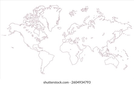 New modern world map, silhouettes world map, modern world map graphic, Countries Silhouettes Stock Illustrations, Vectors