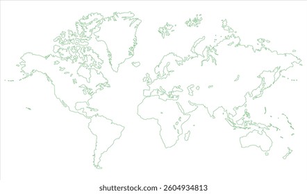 New modern world map, silhouettes world map, modern world map graphic, Countries Silhouettes Stock Illustrations, Vectors