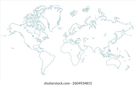 New modern world map, silhouettes world map, modern world map graphic, Countries Silhouettes Stock Illustrations, Vectors