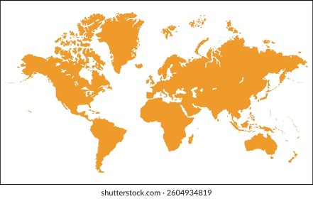 New modern world map, silhouettes world map, modern world map graphic, Countries Silhouettes Stock Illustrations, Vectors