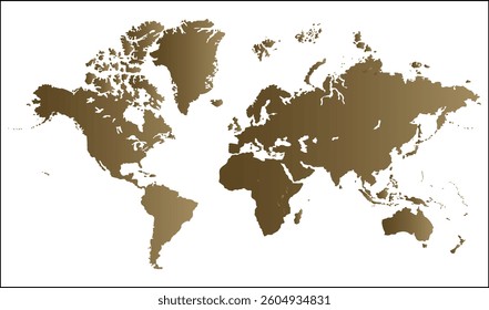 New modern world map, silhouettes world map, modern world map graphic, Countries Silhouettes Stock Illustrations, Vectors