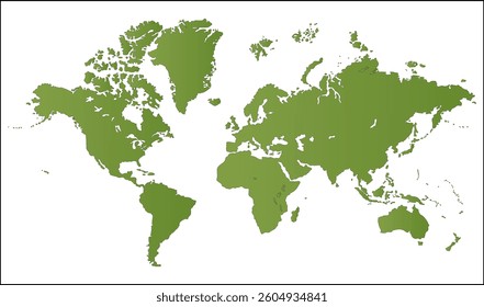 New modern world map, silhouettes world map, modern world map graphic, Countries Silhouettes Stock Illustrations, Vectors