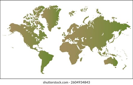 New modern world map, silhouettes world map, modern world map graphic, Countries Silhouettes Stock Illustrations, Vectors