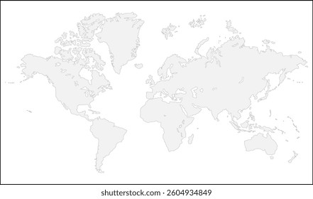 New modern world map, silhouettes world map, modern world map graphic, Countries Silhouettes Stock Illustrations, Vectors