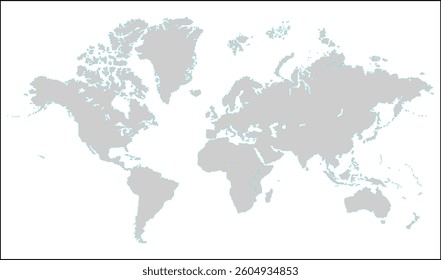 New modern world map, silhouettes world map, modern world map graphic, Countries Silhouettes Stock Illustrations, Vectors