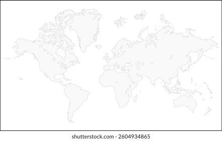 New modern world map, silhouettes world map, modern world map graphic, Countries Silhouettes Stock Illustrations, Vectors