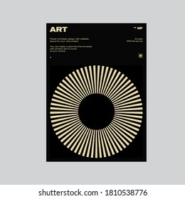 New modernism aesthetics in vector poster design cards. Brutalism inspired graphics in web template layouts made with abstract geometric shapes, useful for poster art, website headers, digital prints.