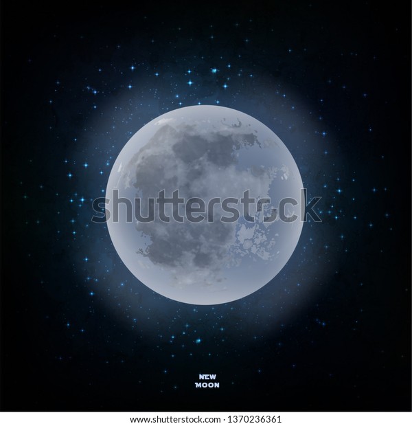 New moon lunar eclipse\
vector