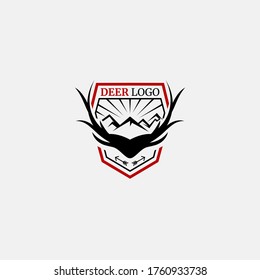 New Mountain Deer Logo is simple, minimalist and elegant