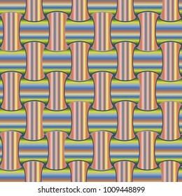 New multicolor abstract background with steel grid.