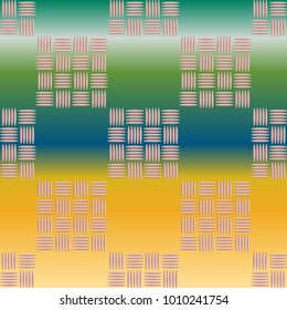 New multicolor abstract background with steel grid.