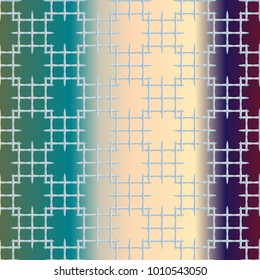 New multicolor abstract background with steel grid.