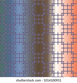New multicolor abstract background with steel grid.