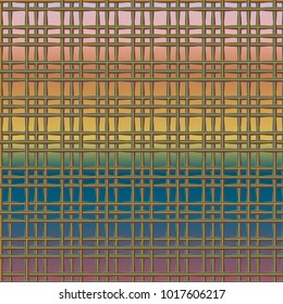 New multicolor abstract background with steel grid.