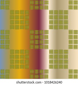 New multicolor abstract background with steel grid.