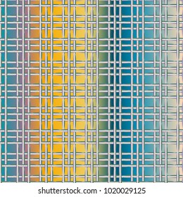 New multicolor abstract background with steel grid.