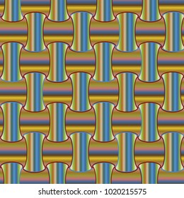 New multicolor abstract background with steel grid.