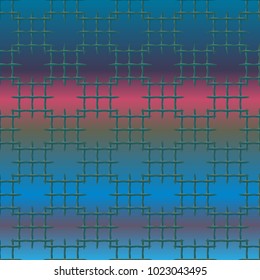 New multicolor abstract background with steel grid.