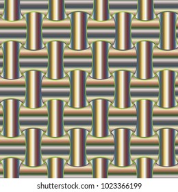 New multicolor abstract background with steel grid.