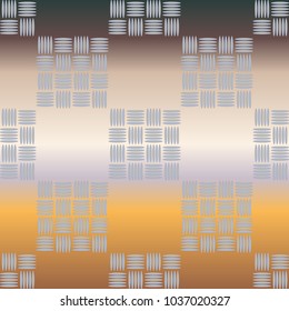 New multicolor abstract background with steel grid.