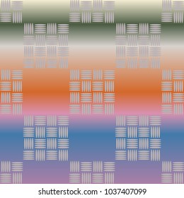 New multicolor abstract background with steel grid.