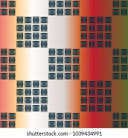 New multicolor abstract background with steel grid.