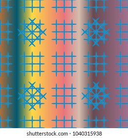 New multicolor abstract background with steel grid.