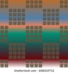 New multicolor abstract background with steel grid.