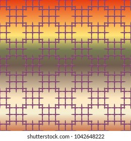 New multicolor abstract background with steel grid.