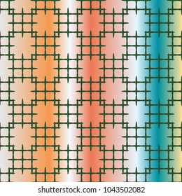 New multicolor abstract background with steel grid.