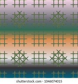 New multicolor abstract background with steel grid.