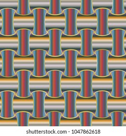 New multicolor abstract background with steel grid.
