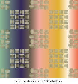 New multicolor abstract background with steel grid.