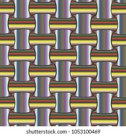 New multicolor abstract background with steel grid.