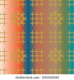 New multicolor abstract background with steel grid.