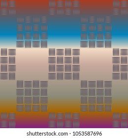 New multicolor abstract background with steel grid.