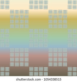New multicolor abstract background with steel grid.