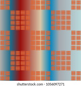 New multicolor abstract background with steel grid.