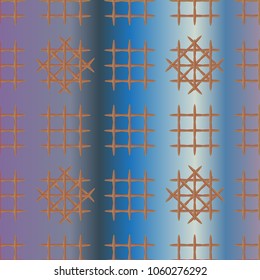 New multicolor abstract background with steel grid.