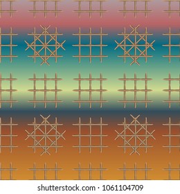 New multicolor abstract background with steel grid.
