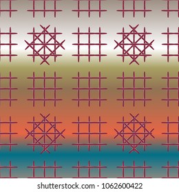 New multicolor abstract background with steel grid.