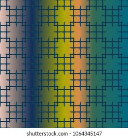New multicolor abstract background with steel grid.