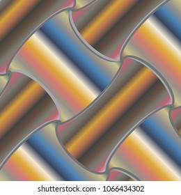 New multicolor abstract background with steel grid.