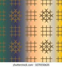 New multicolor abstract background with steel grid.