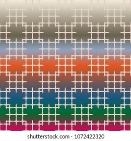 New multicolor abstract background with steel grid.