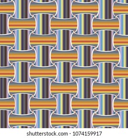 New multicolor abstract background with steel grid.